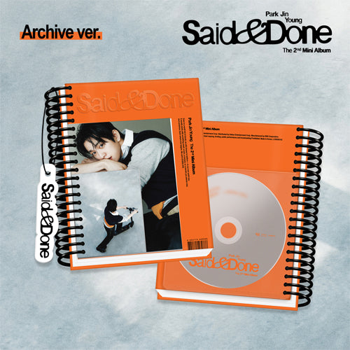 PARK JINYOUNG 2ND MINI ALBUM - SAID & DONE (ARCHIVE VER.)
