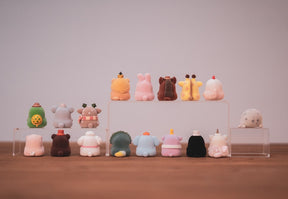 【海外限定】POPMART PUCKY ANIMAL BEANIES POP MART Authentic Pucky Animal Beanies 16 Design (1 Piece)