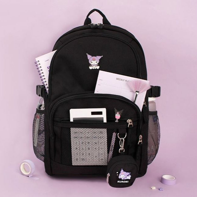 SANRIO© Kuromi Black Backpack (Korea Edition)