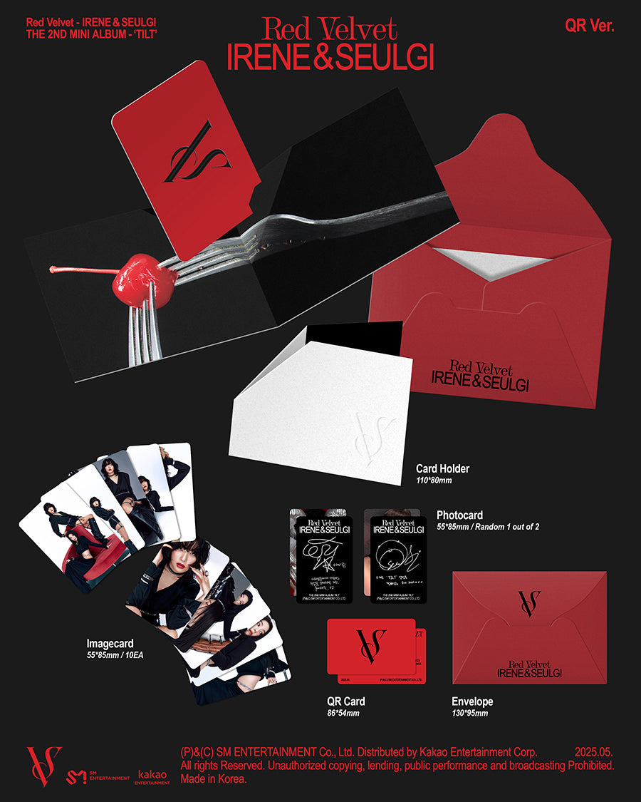 IRENE & SEULGI 2ND MINI ALBUM - TILT (SMART ALBUM) (QR Ver.)