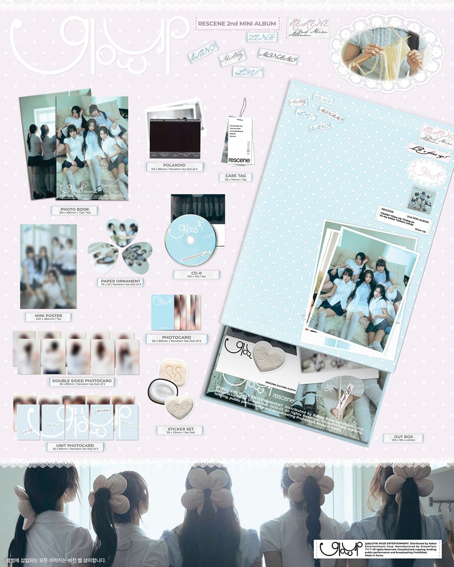 RESCENE 2ND MINI ALBUM - GLOW UP (WE VER.)