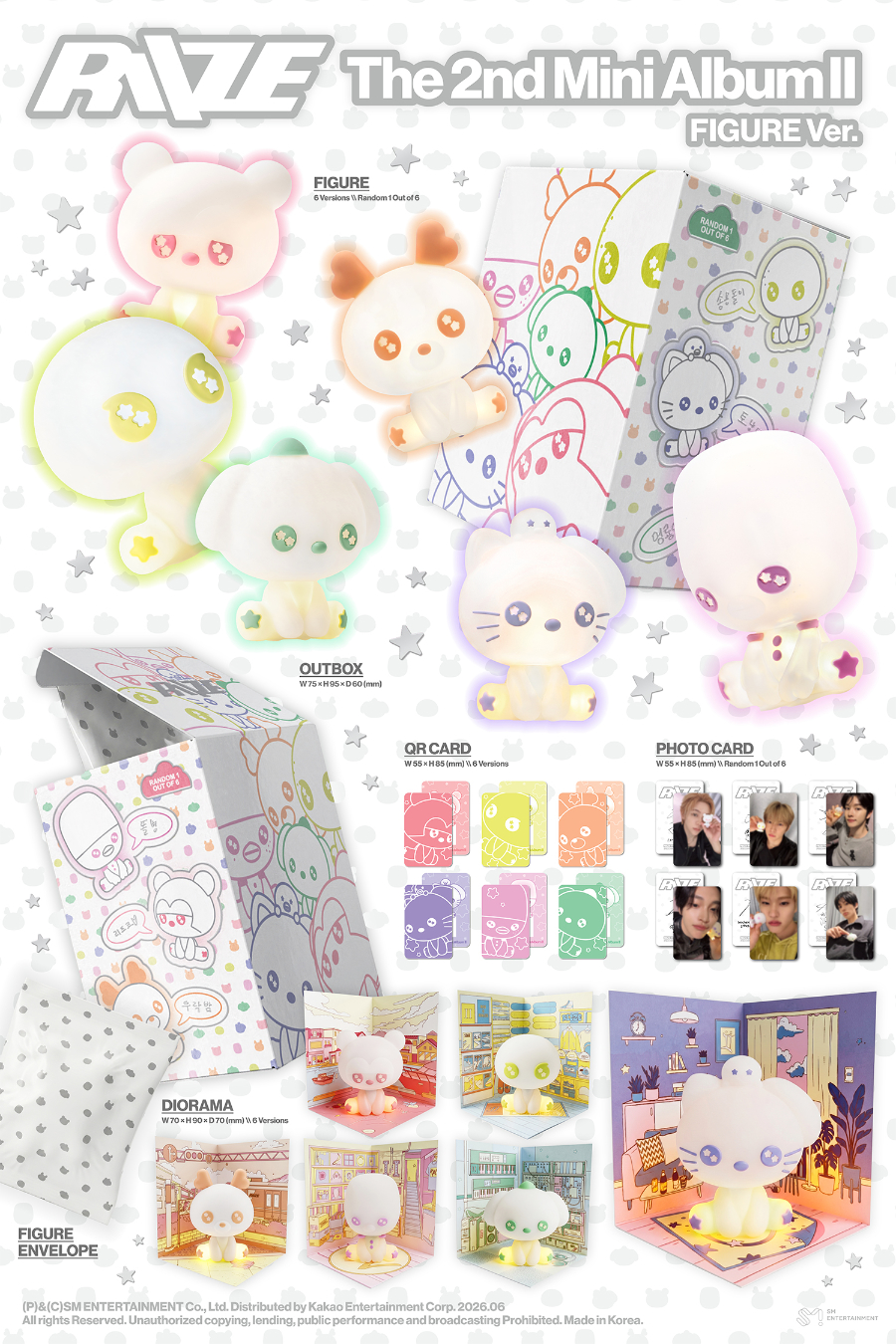 RIIZE 2ND MINI ALBUM - II (FIGURE VER.) (SMART ALBUM)