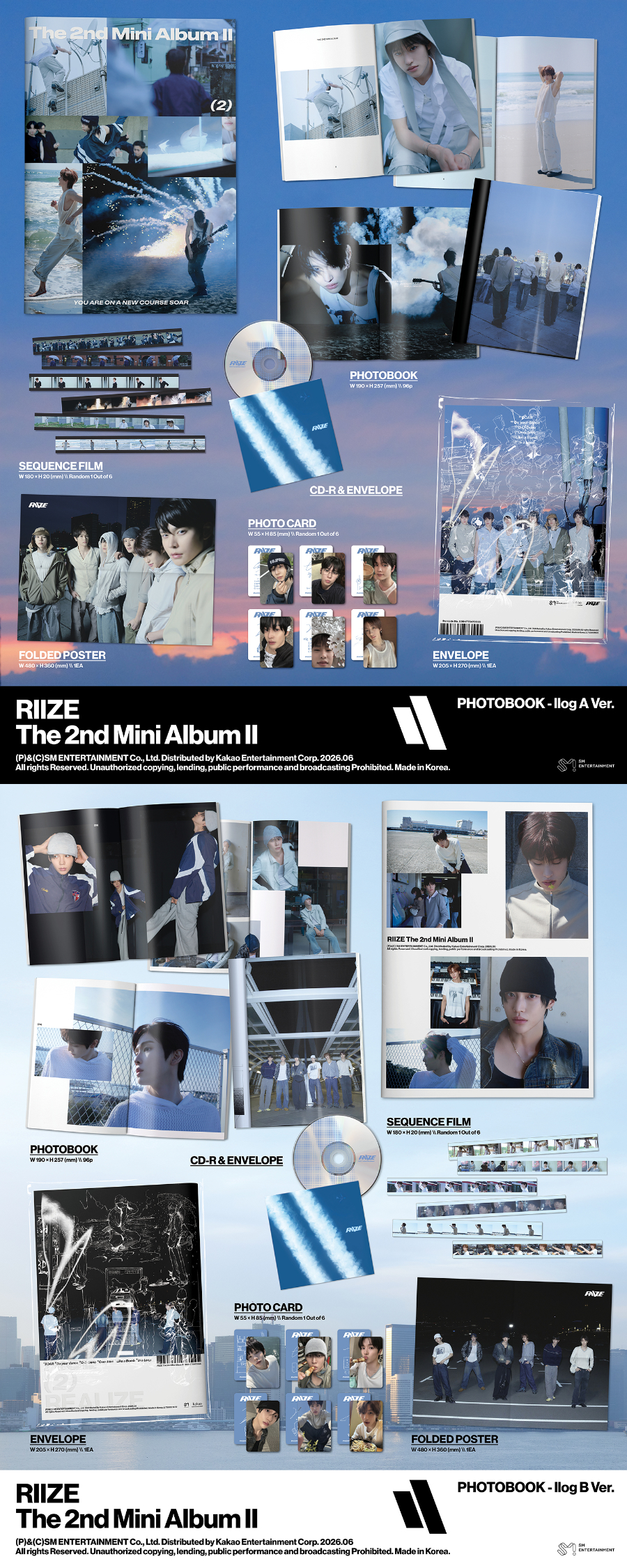 RIIZE 2ND MINI ALBUM - II (PHOTOBOOK VER.)