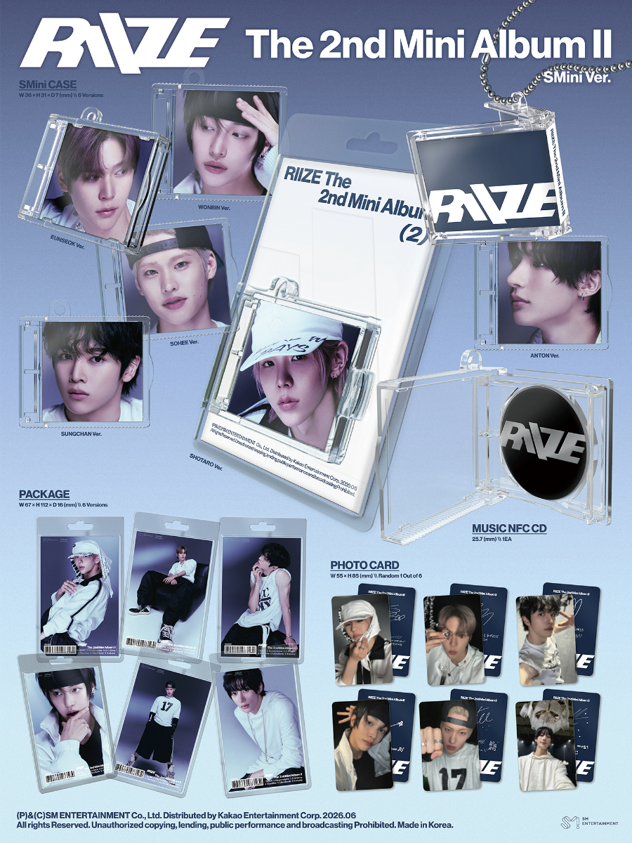 RIIZE 2ND MINI ALBUM - II (SMINI VER.) (SMART ALBUM)