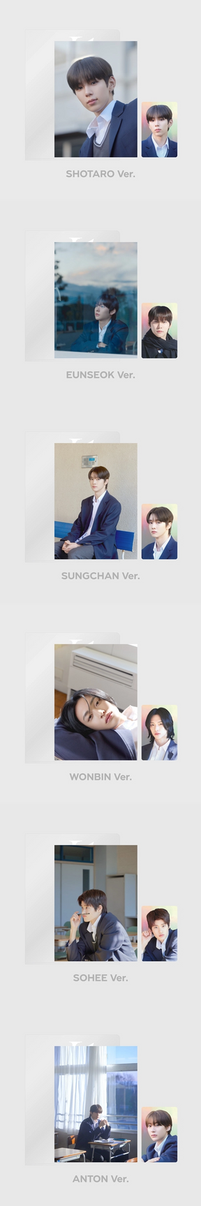 RIIZE - POSTCARD + HOLOGRAM PHOTO CARD SET