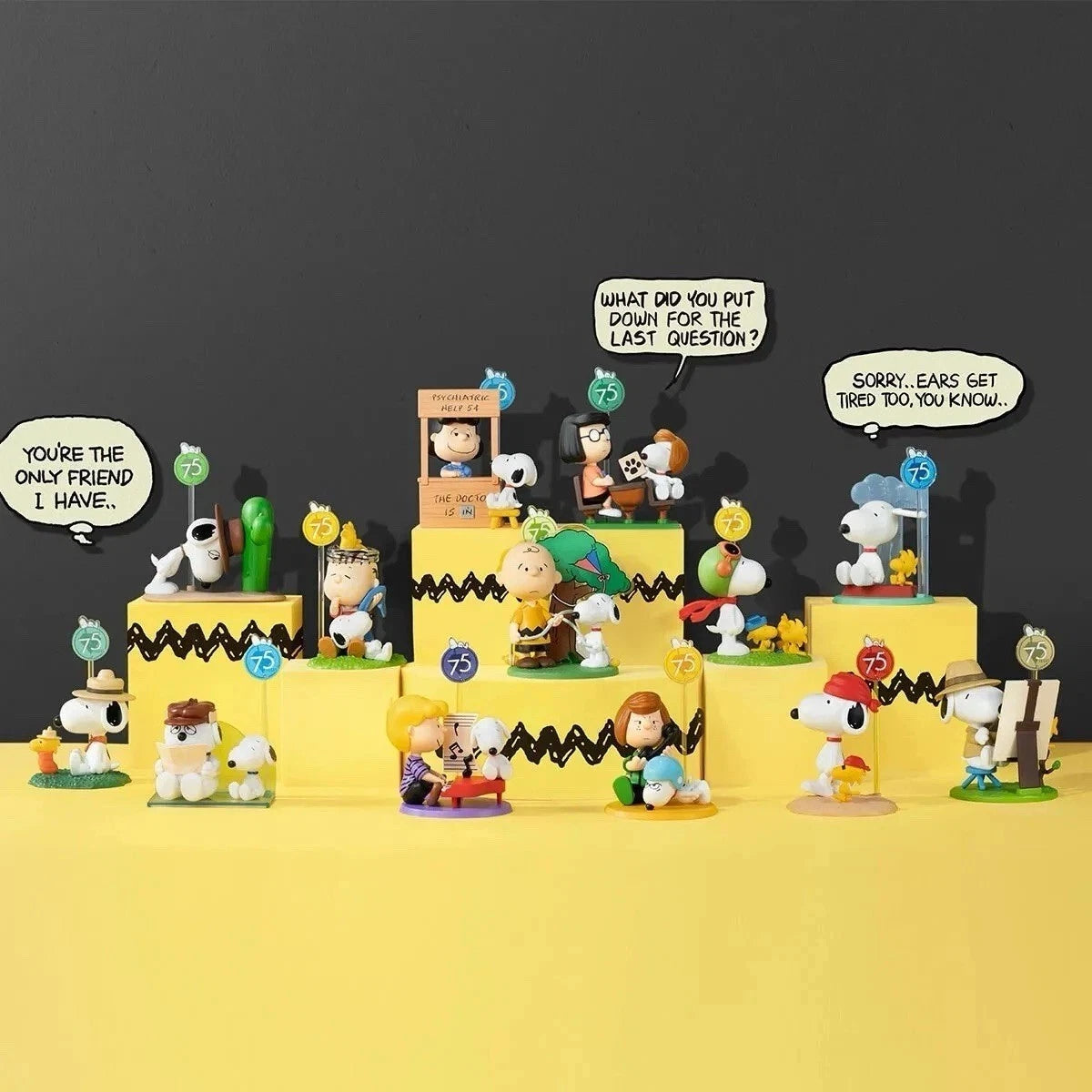 POP MART Authentic PEANUT SNOOPY 75th Anniversary Mystery Box 12 Design (1 Piece)
