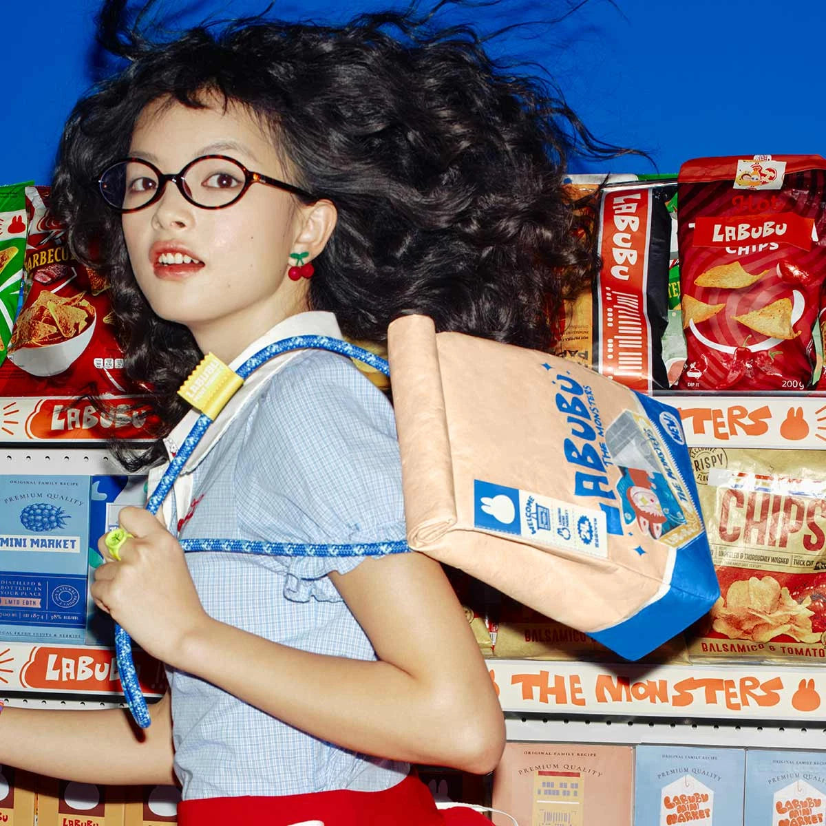 POP MART Authentic Wacky Mart Messenger Bag