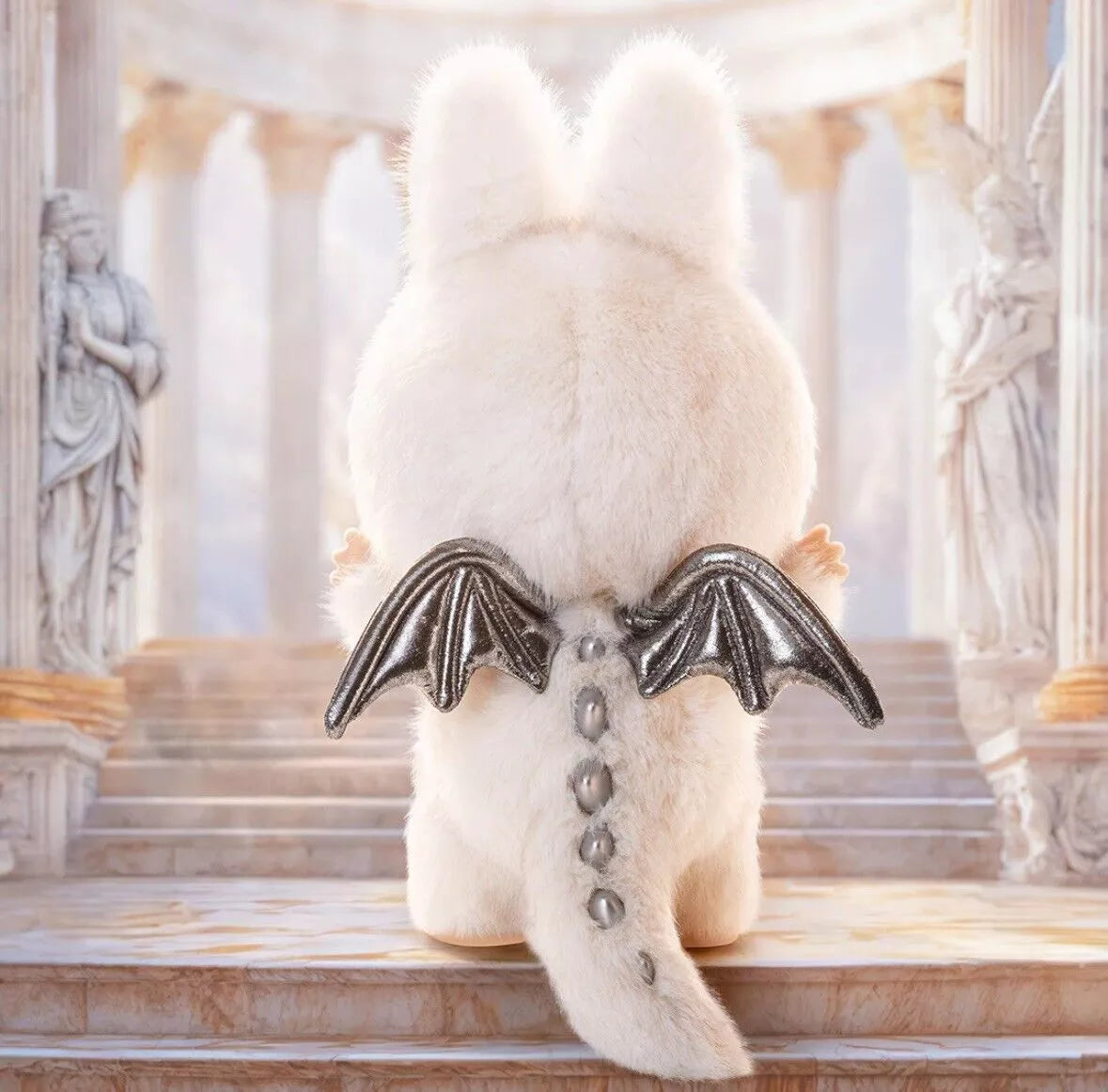 POP MART Authentic THE MONSTER Zimomo Plush Angel In Cloud XL