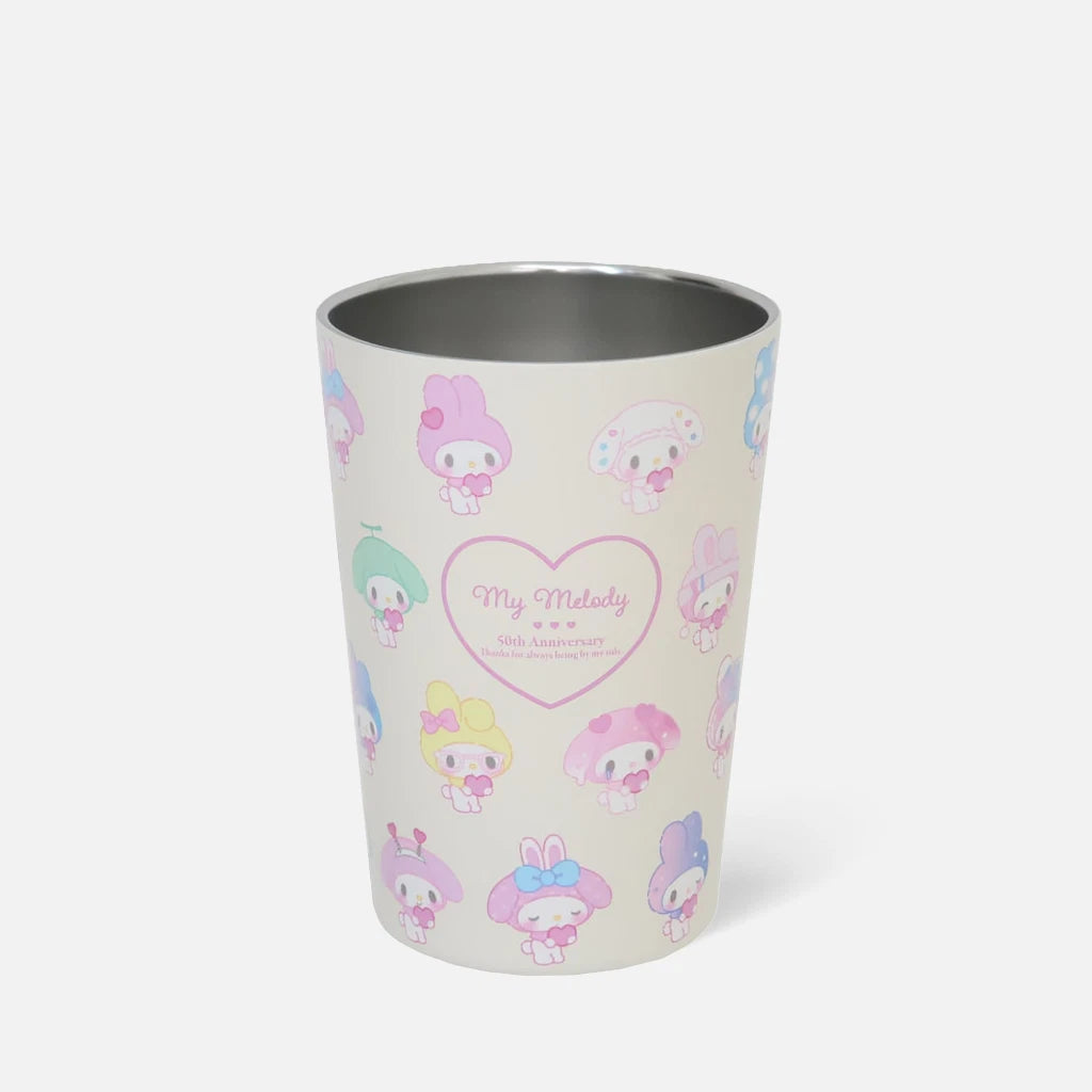 SANRIO© My Melody 50th Anniversary Stainless Steel Cup (Japan Edition)