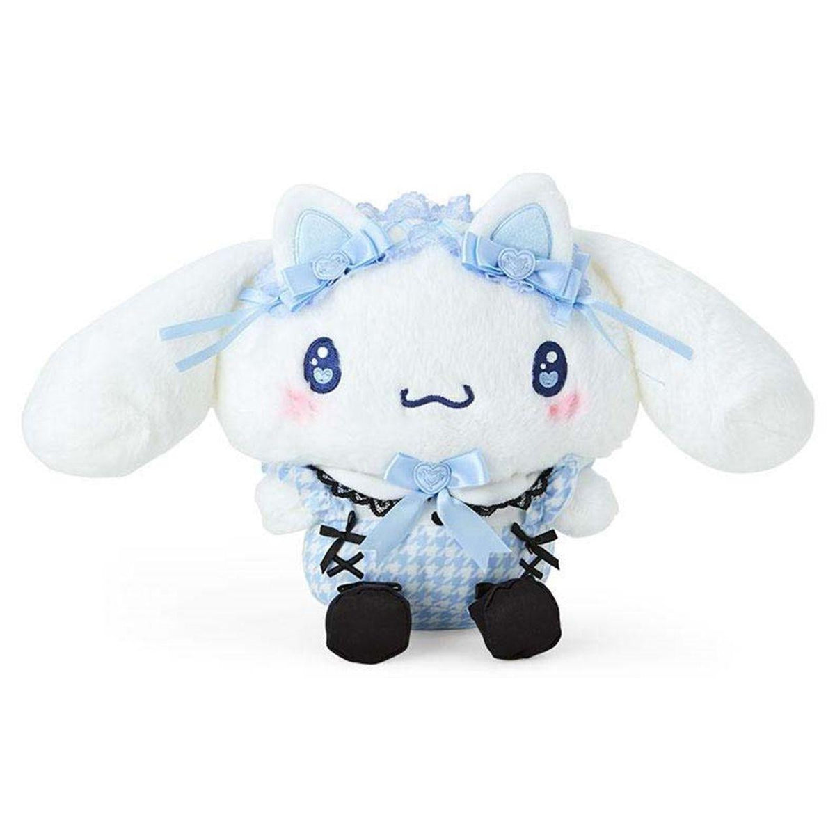 SANRIO© Plush with Plaid Black Bow (Japan Limited Edition)