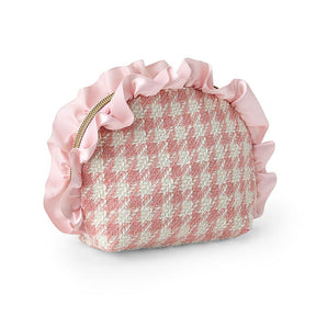 SANRIO© Pouch with Plaid Black Bow (Japan Limited Edition)