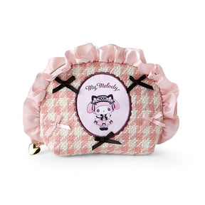 SANRIO© Pouch with Plaid Black Bow (Japan Limited Edition)
