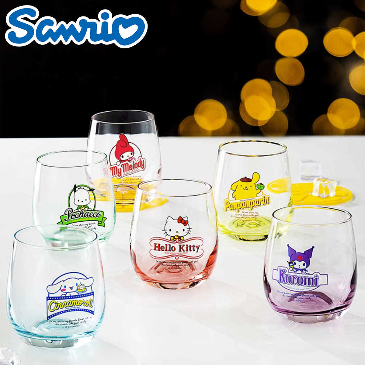 SANRIO© AEON Glass Cup (Hong Kong Edition)