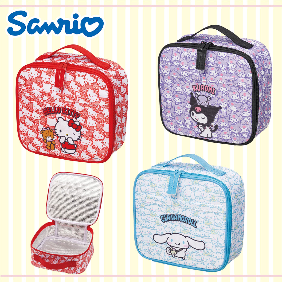 SANRIO© Insulated Square Lunch Bag (Japan Edition)