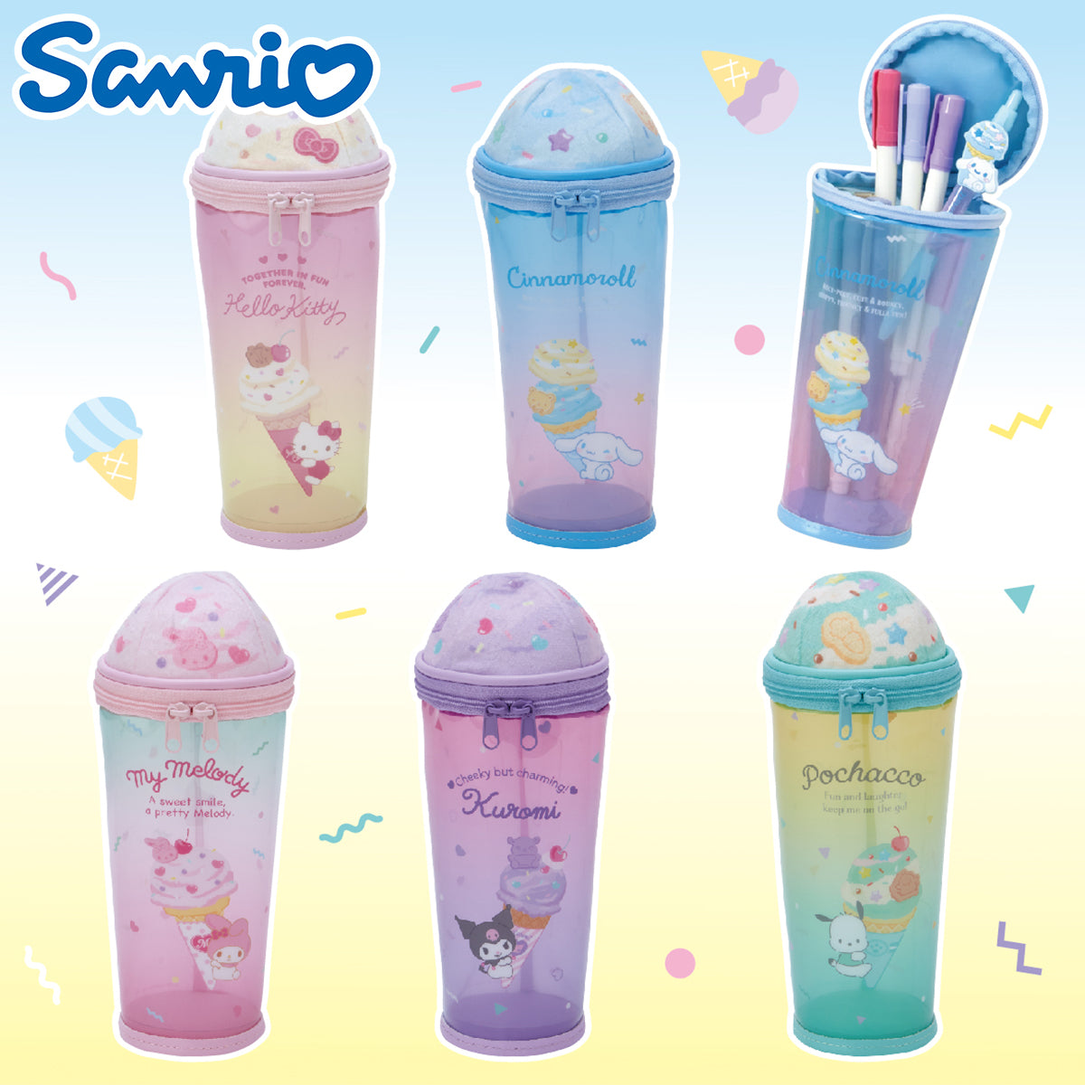 SANRIO© Pen Pouch Icecream (Japan Limited Edition)