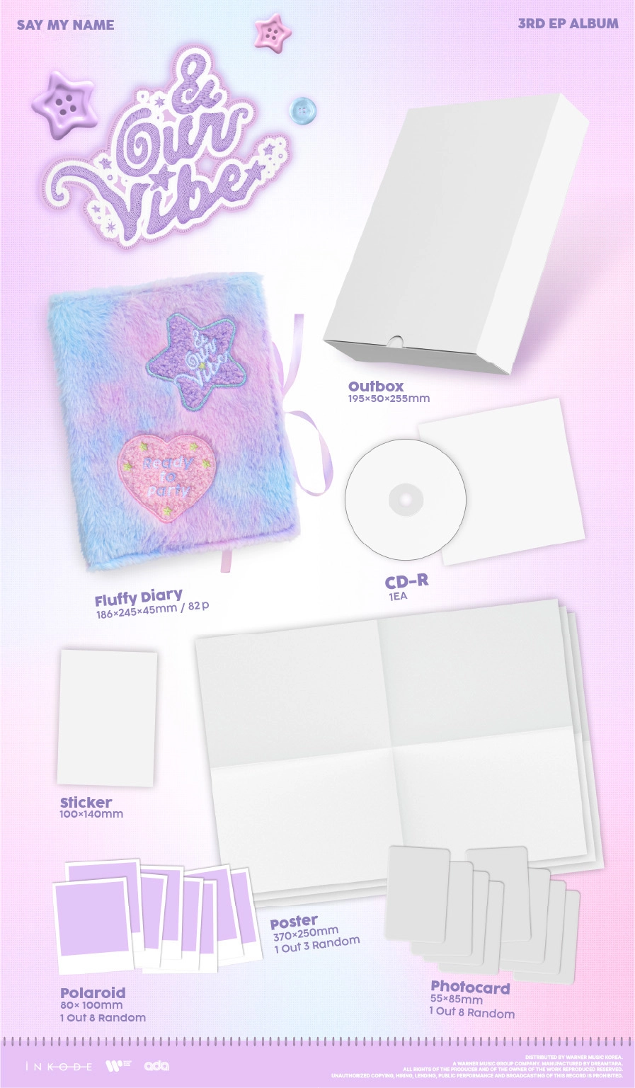 SAY MY NAME - 3RD EP ALBUM [&OUR VIBE] (OUR VIBE Ver.)