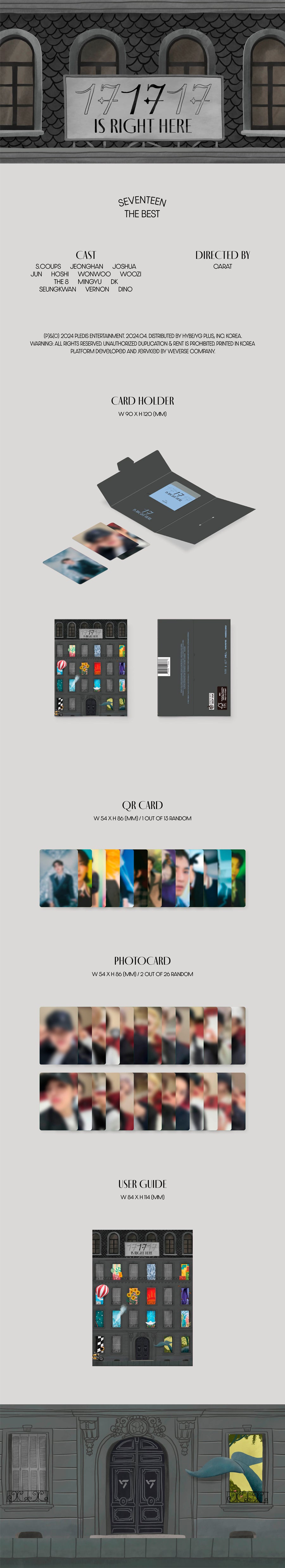 SEVENTEEN BEST ALBUM - 17 IS RIGHT HERE (WEVERSE ALBUMS VERSION)
