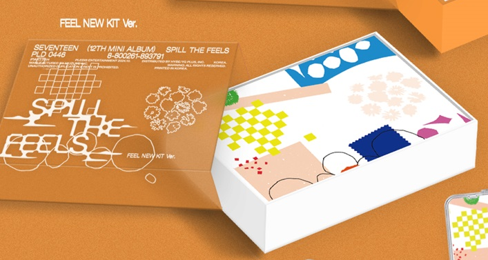 SEVENTEEN  SPILL THE FEELS KiT 2種★ミンギュ★ SEVENTEEN - 12TH MINI ALBUM [SPILL THE FEELS] KIT VER.(2