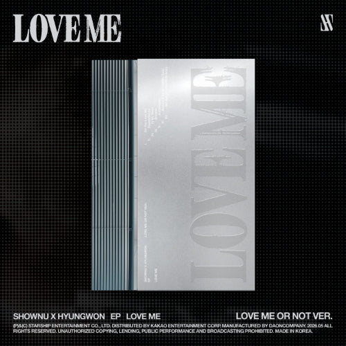 SHOWNU X HYUNGWON - EP [LOVE ME] (LOVE ME OR NOT VER.)