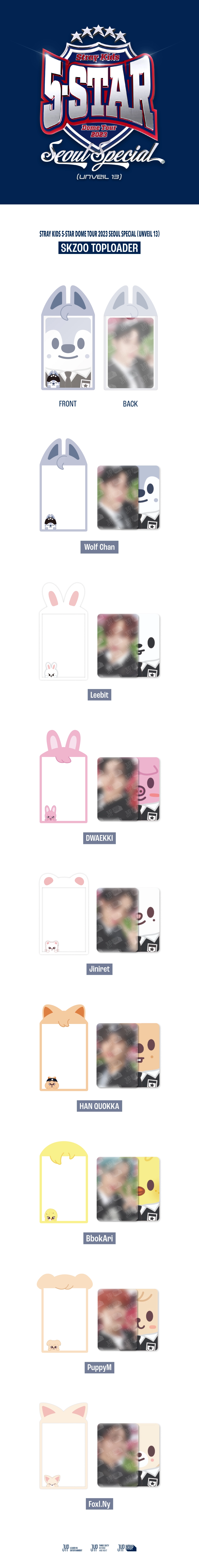 STRAY KIDS - SKZOO TOPLOADER - 5-STAR Seoul Special OFFICIAL MERCHANDISE