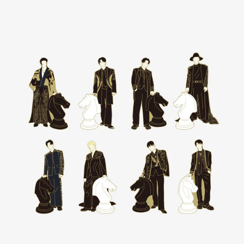 STRAY KIDS - JAPAN SEASON’S GREETINGS 2026 [FORCE] RANDOM PIN BADGE