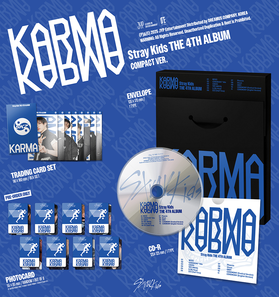STRAY KIDS 4TH ALBUM - KARMA (COMPACT VER.)