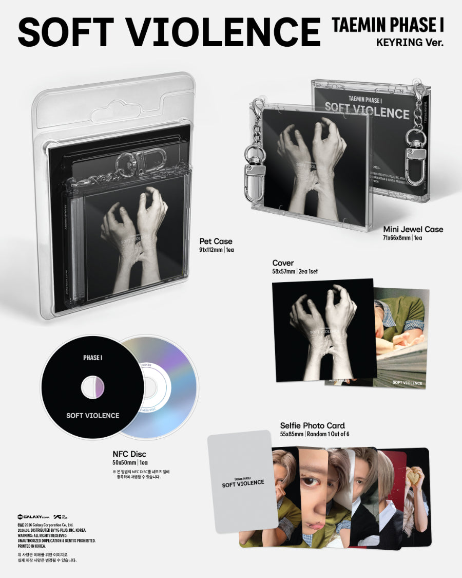 TAEMIN - PHASE I : SOFT VIOLENCE (KEYRING VER.)