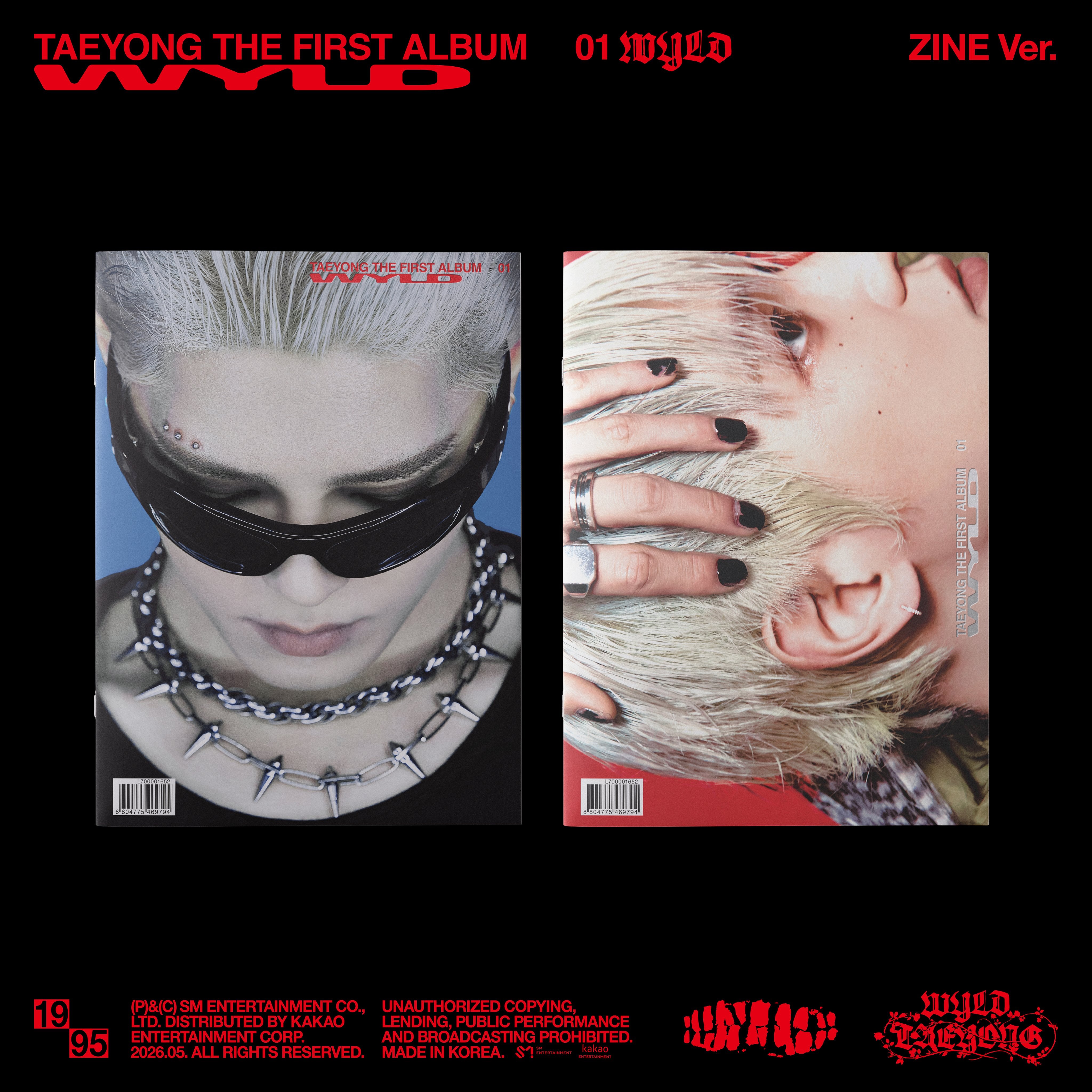TAEYONG 1ST ALBUM - WYLD (ZINE VER)
