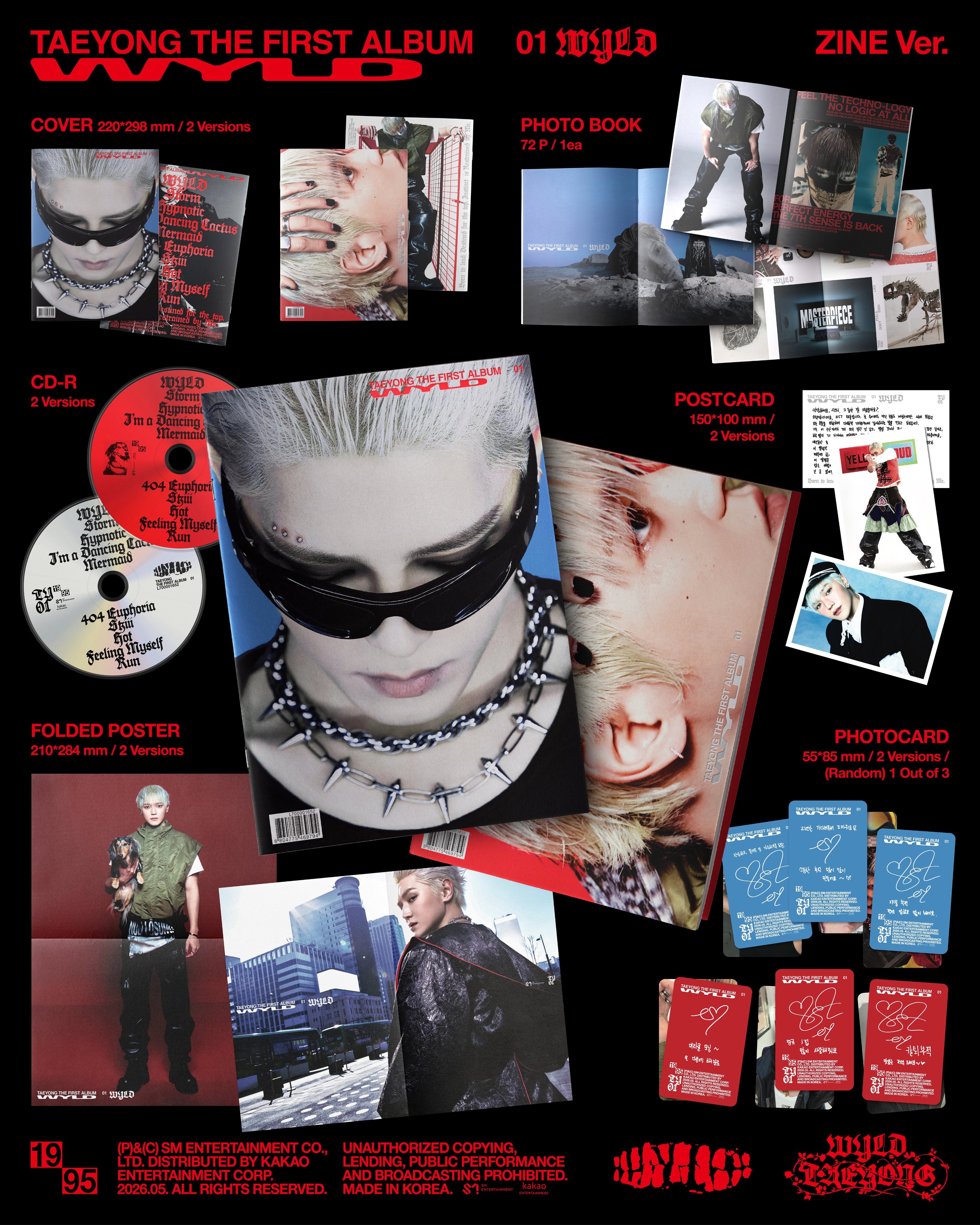 TAEYONG 1ST ALBUM - WYLD (ZINE VER)