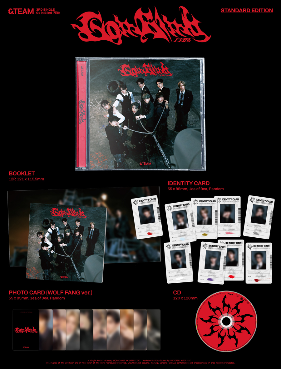 &TEAM 3RD SINGLE - GO IN BLIND (STANDARD EDITION)