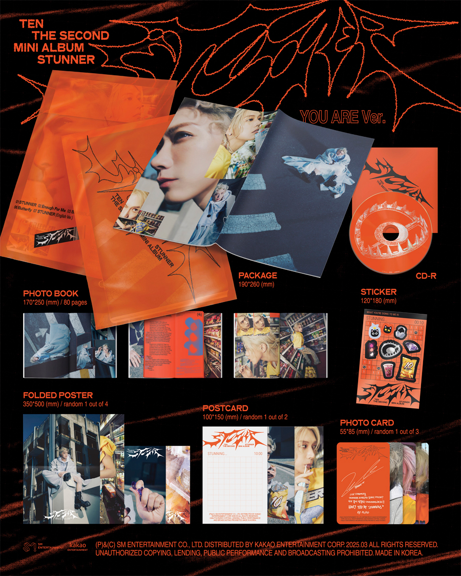 TEN 2ND MINI ALBUM - STUNNER (YOU ARE VERSION)