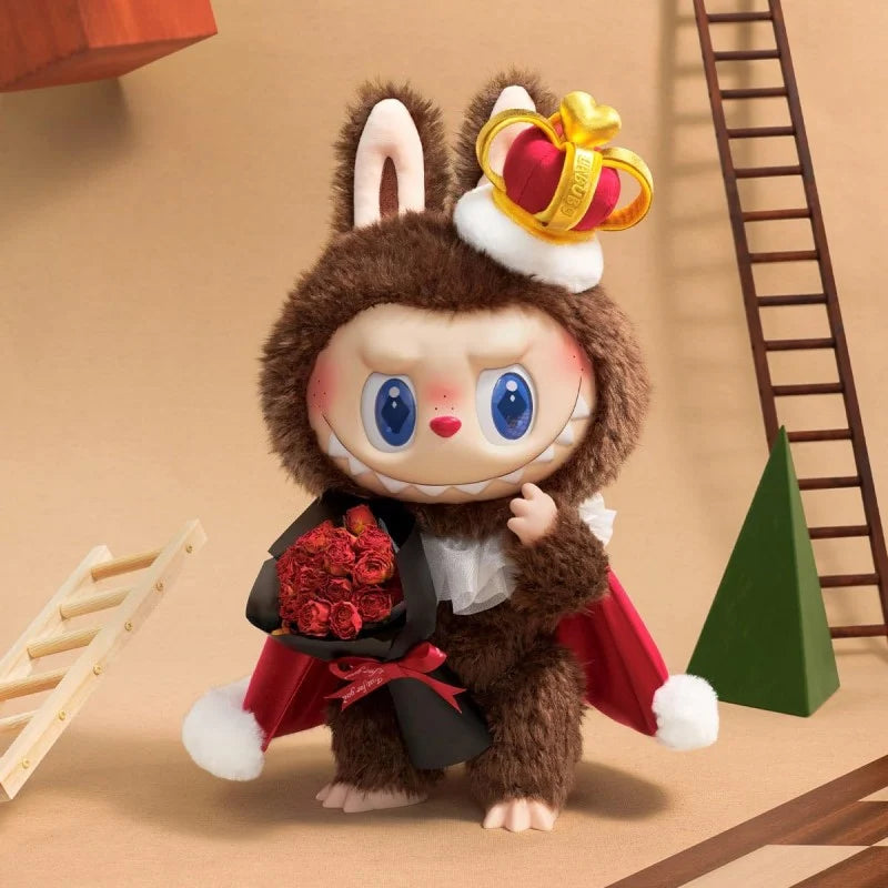 POP MART Authentic THE MONSTERS Labubu Let's Checkmate King Plush