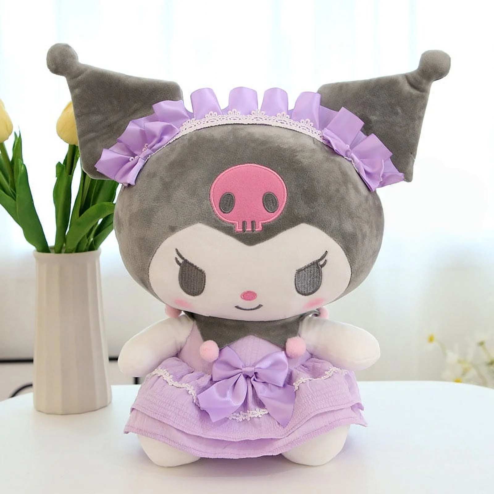 SANRIO Authentic Kuromi with Headband Plush 30cm