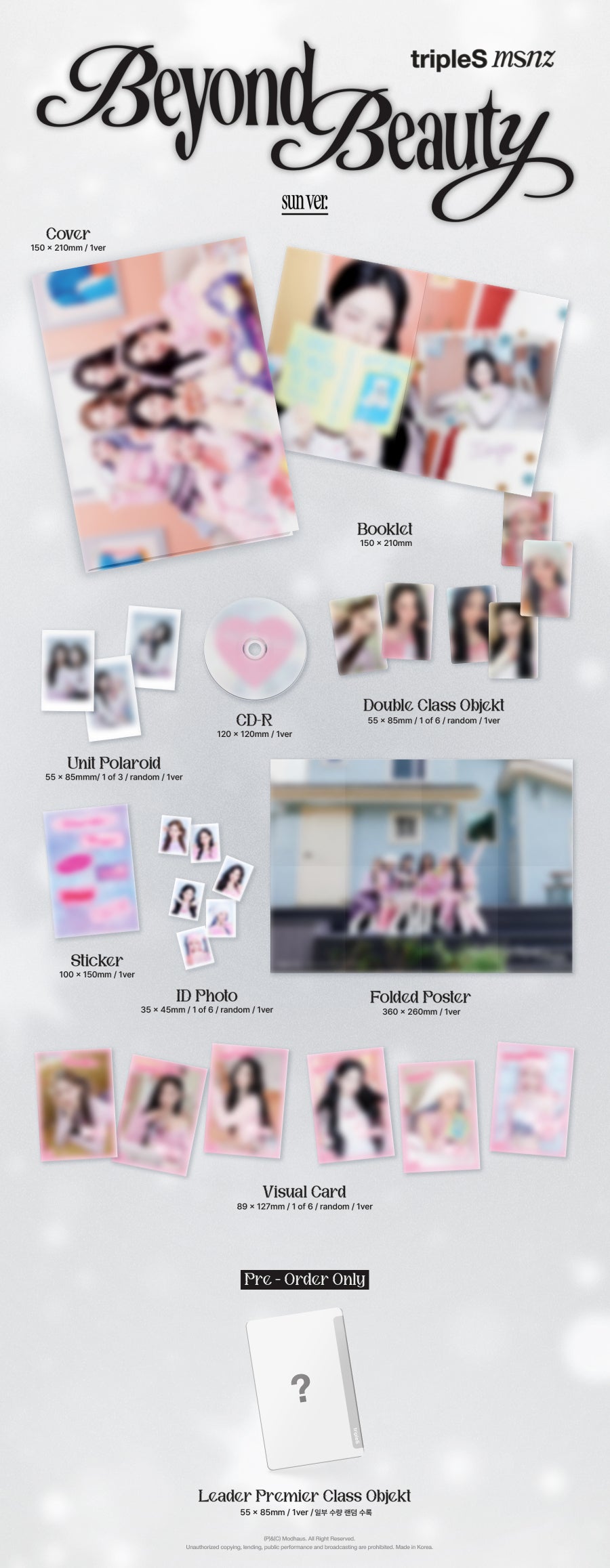 TRIPLES MINI ALBUM - MSNZ (BEYOND BEAUTY)