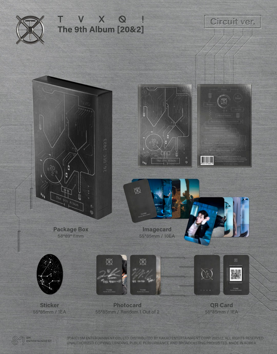 TVXQ - 20&2 9TH FULL ALBUM CIRCUIT VERSION