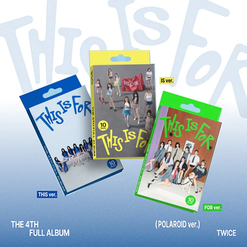 TWICE 4TH FULL ALBUM - THIS IS FOR (POLAROID VER.)