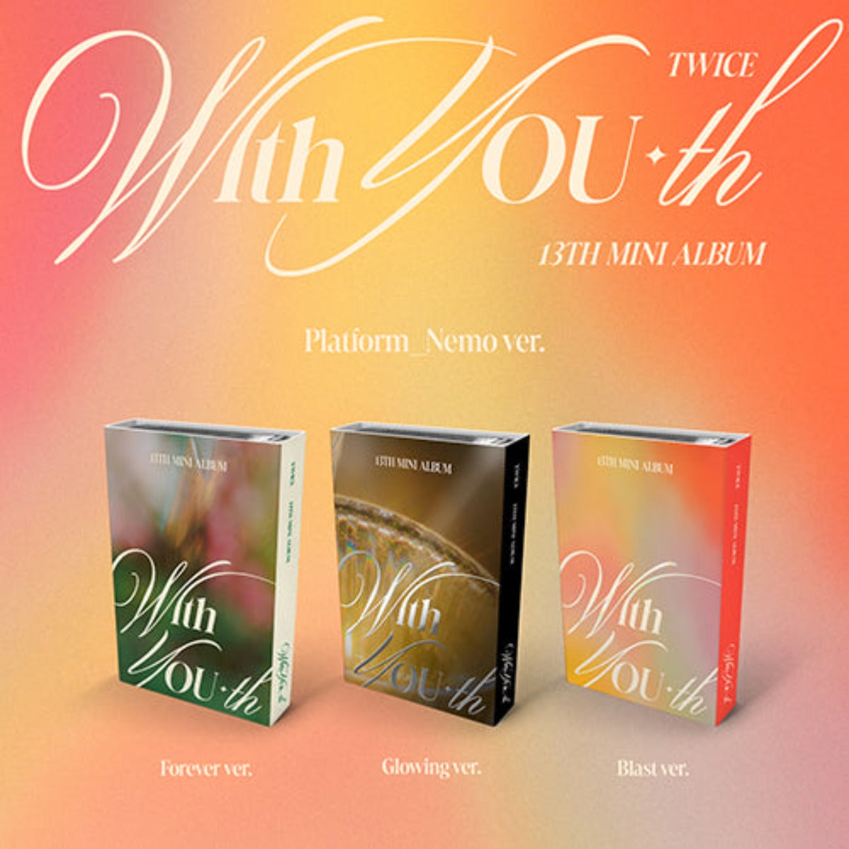 TWICE - WITH YOU-TH 13TH MINI ALBUM (PLATFORM NEMO VERSION)