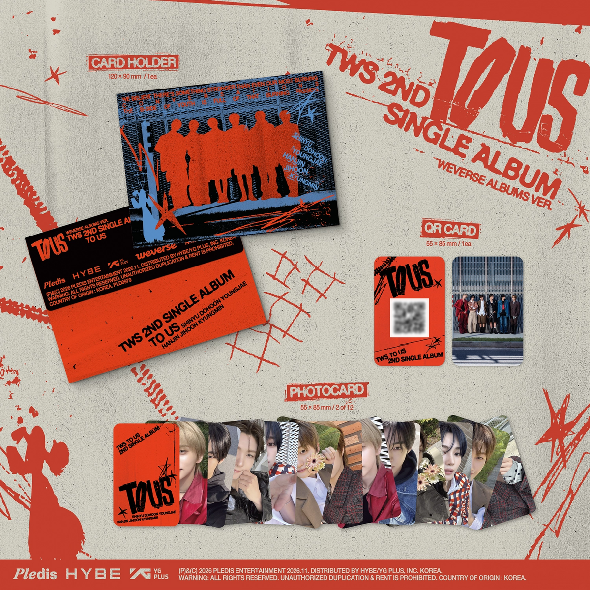 TWS - 2ND SINGLE ALBUM [TO US] (WEVERSE VER)