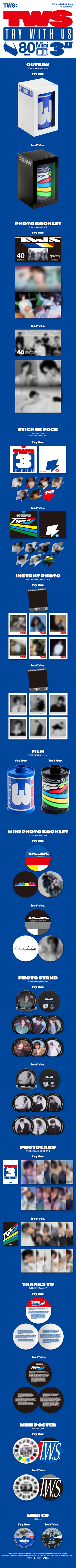 TWS 3RD MINI ALBUM - TRY WITH US