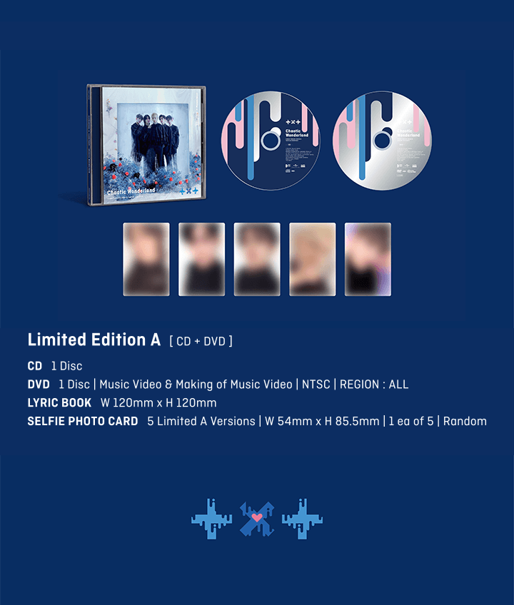 TOMORROW X TOGETHER (TXT) 1ST SINGLE ALBUM - CHAOTIC WONDERLAND (JAPANESE ALBUM)