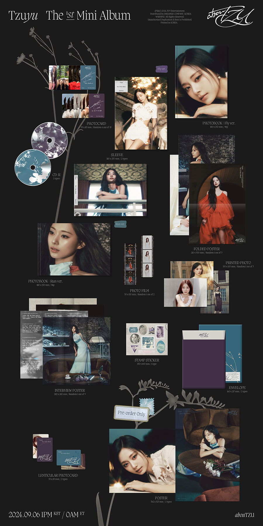 TZUYU (TWICE) 1ST MINI ALBUM - ABOUTZU