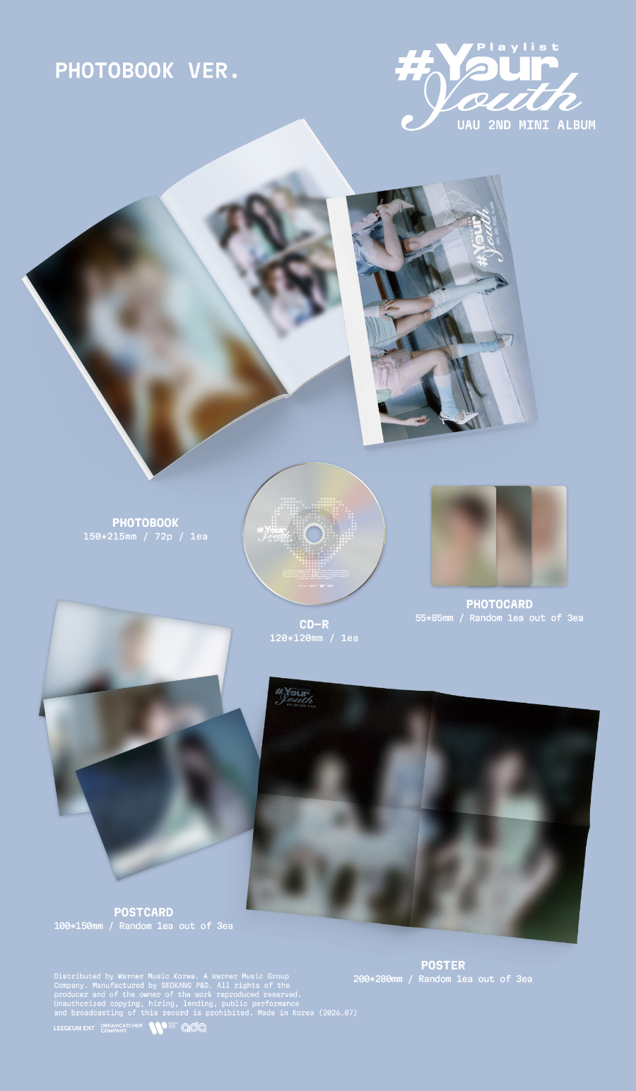 UAU 2ND MINI ALBUM - PLAYLIST #YOUR YOUTH (PHOTOBOOK VER.)