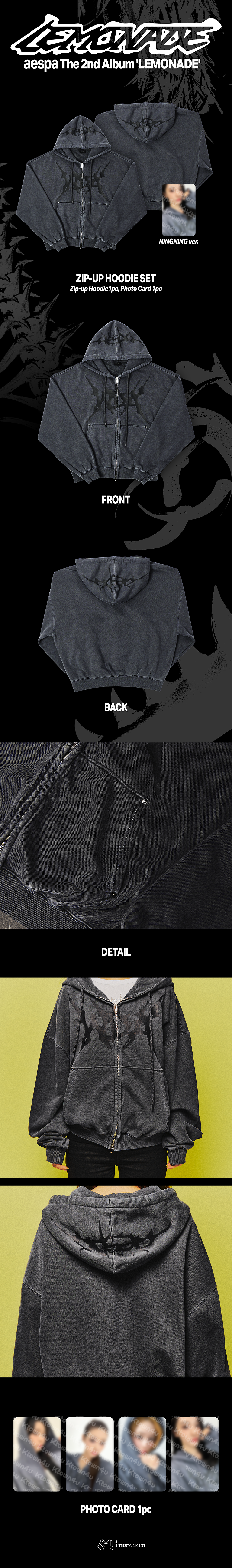 AESPA - [AESPA WEEK - MAKE IT LEMONADE MD] ZIP-UP HOODIE SET