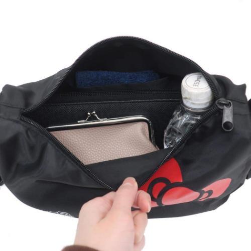 SANRIO© Hello Kitty Black Foldable Crossbag (Japan Edition)