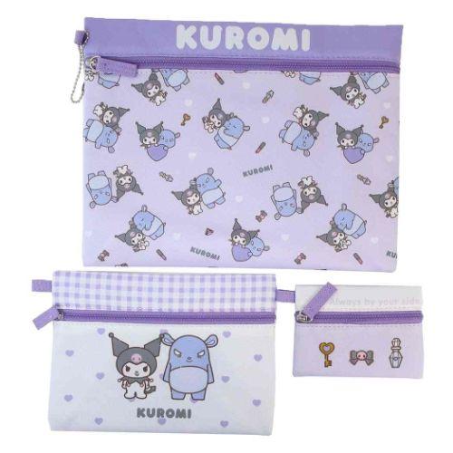 SANRIO© Checker Pouch Set 3in1 (Japan Edition)