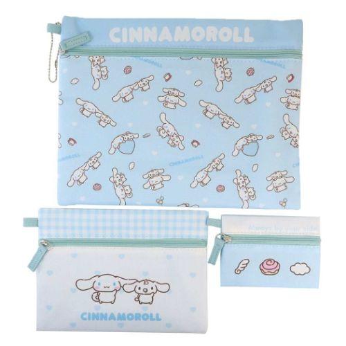 SANRIO© Checker Pouch Set 3in1 (Japan Edition)