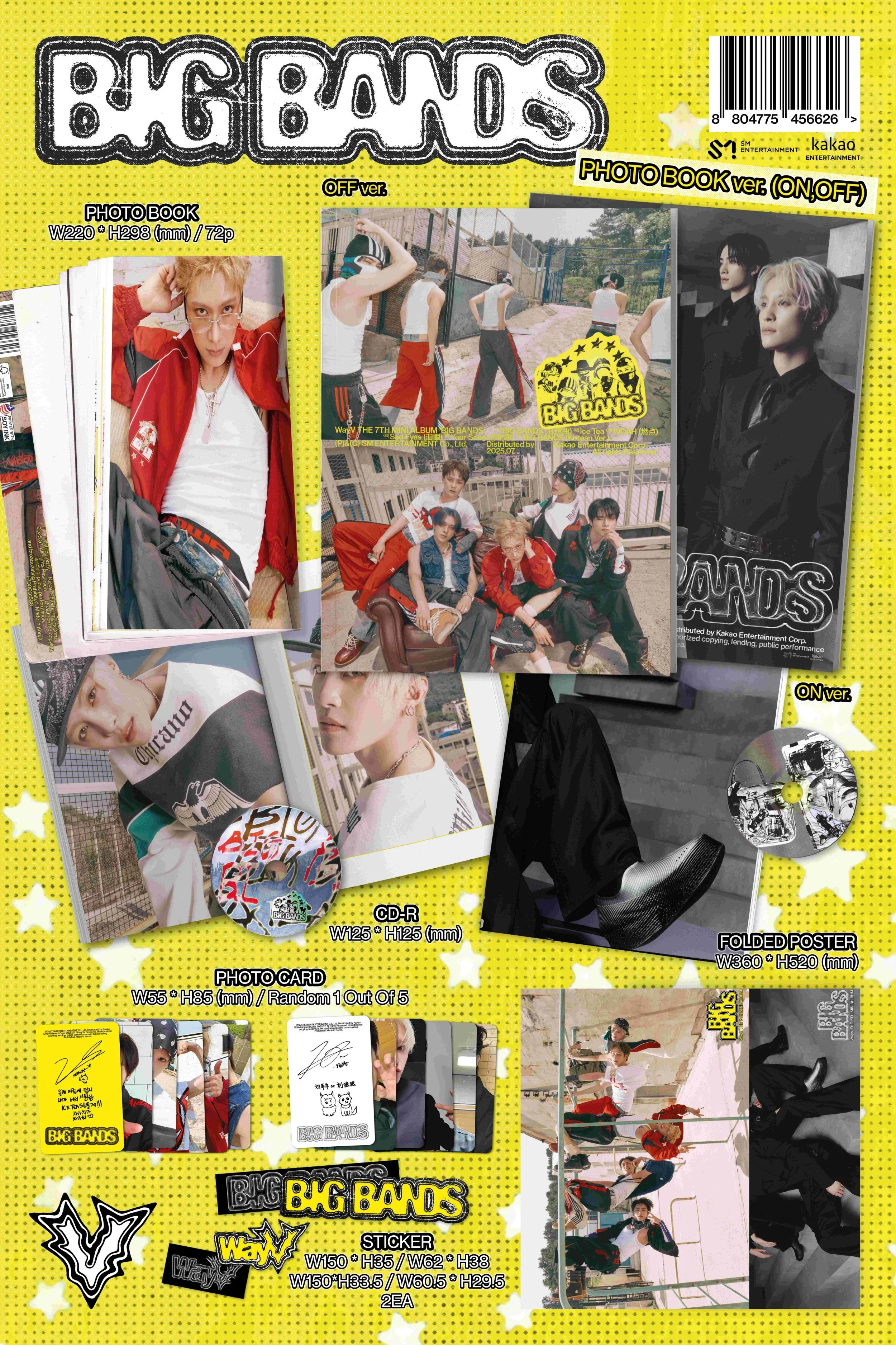 WAYV 7TH MINI ALBUM - BIG BANDS (PHOTO BOOK VER.)