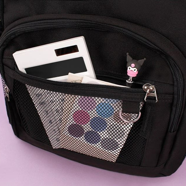 SANRIO© Kuromi Black Backpack (Korea Edition)