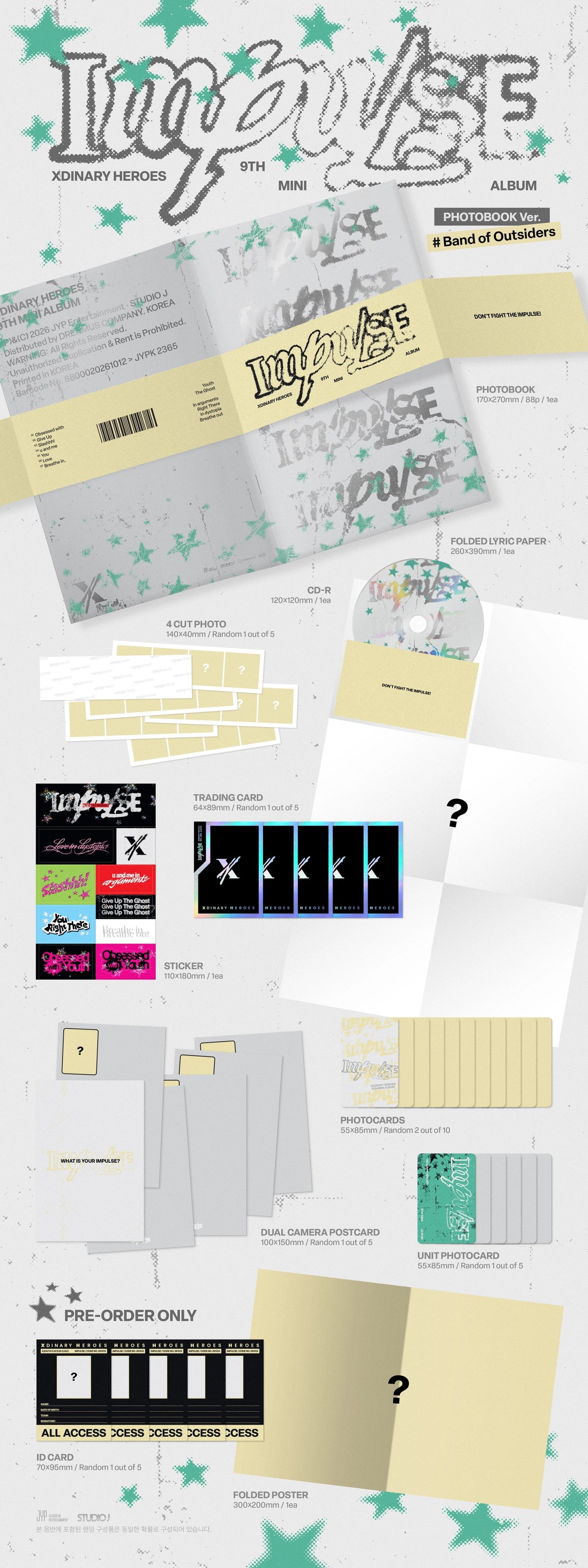 XDINARY HEROES - 9TH MINI ALBUM [IMPULSE]