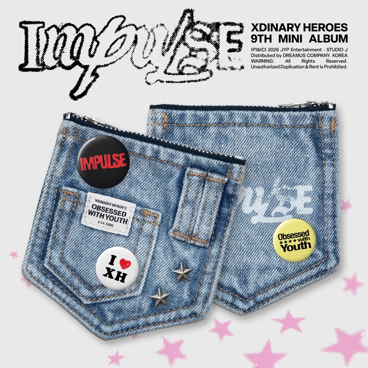 XDINARY HEROES - 9TH MINI ALBUM [IMPULSE] (DENIM POUCH VER)